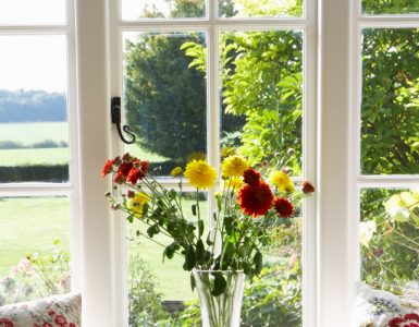 Double glazing in country home